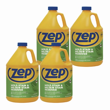 Zep Liquid 1 gal Can, 4 PK ZUMILDEW128